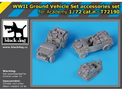 Ground Wwii Vehicle Set - Accessories Set (For Academy Kits) - image 1