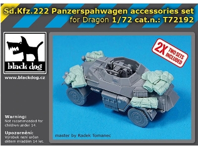 Sd.Kfz 222 Panzerrspahwagen - Accessories Set (For Dragon Kits) - image 1