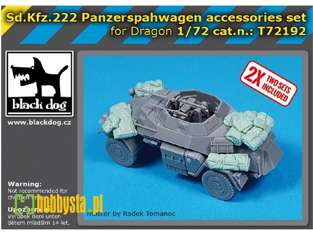Sd.Kfz 222 Panzerrspahwagen - Accessories Set (For Dragon Kits) - image 1