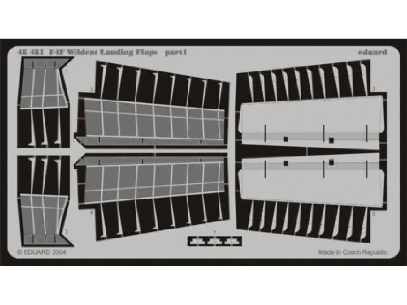 F4F-4 landing flaps 1/48 - Tamiya - image 1