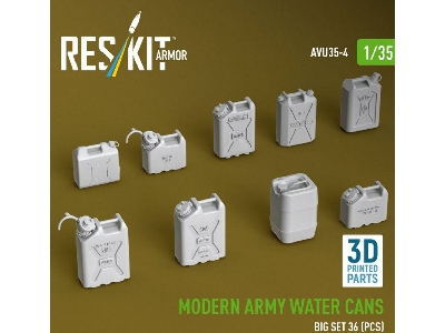 Modern Army Water Cans - Big Set (3d Printed) - image 1