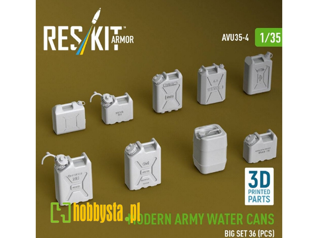 Modern Army Water Cans - Big Set (3d Printed) - image 1