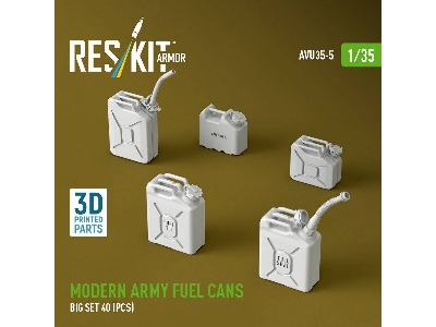 Modern Army Fuel Cans - Big Set (3d Printed) - image 1