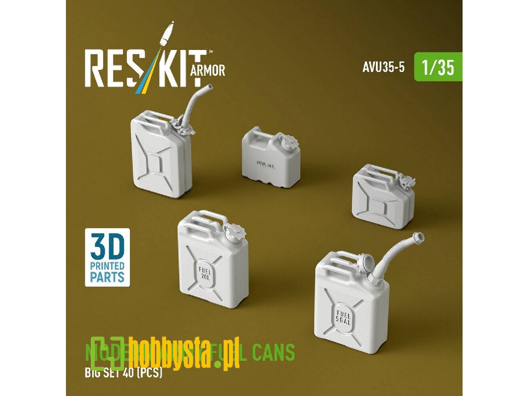 Modern Army Fuel Cans - Big Set (3d Printed) - image 1
