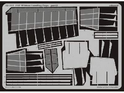 F4F landing flaps 1/32 - Trumpeter - image 3