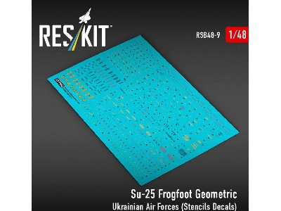 Su-25 Frogfoot - Geometric Ukrainian Air Forces (Stencils Decals) - image 1