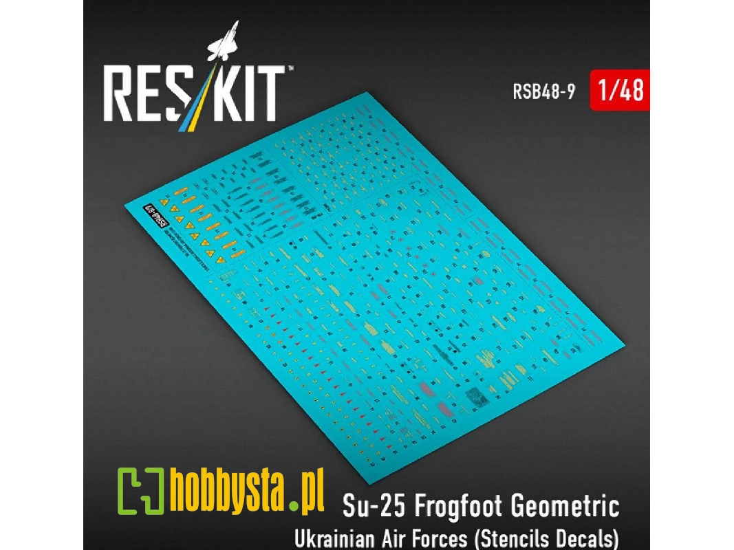 Su-25 Frogfoot - Geometric Ukrainian Air Forces (Stencils Decals) - image 1