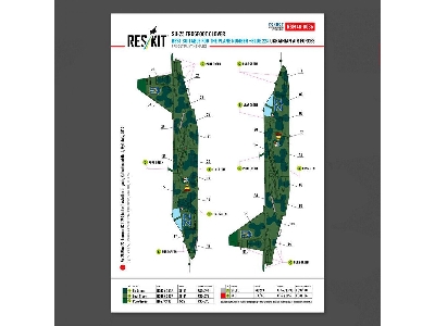 Sukhoi Su-25 Frogfoot - Clover Ukrainian Air Forces (Pre-cut Painting Masks ) - image 2