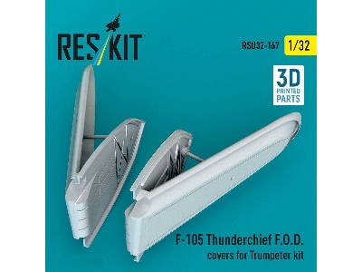 Republic F-105 Thunderchief - F.O.D. Covers (For Trumpeter Kits / 3d-printed) - image 1