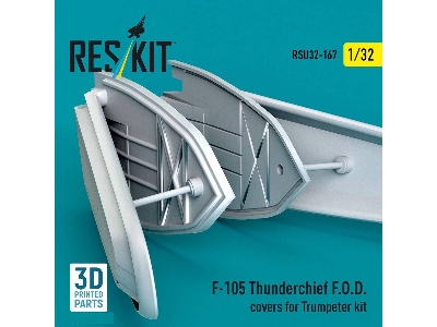 Republic F-105 Thunderchief - F.O.D. Covers (For Trumpeter Kits / 3d-printed) - image 2