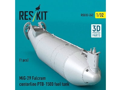 Mig-29 Fulcrum - Centerline Ptb-1500 Fuel Tank (1 Piece / 3d-printed) - image 2