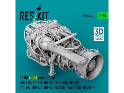 General Electric T700 Right Engine For Sh-60b, Sh-60f, Hh-60h, Mh-60r, Mh-60s, Mh-60l, Uh-60a, Hh-60 (For Kitty Hawk And Zimimod
