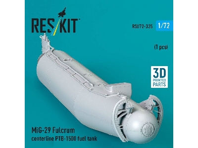 Mig-29 Fulcrum - Centerline Ptb-1500 Fuel Tank (1 Piece / 3d-printed) - image 3