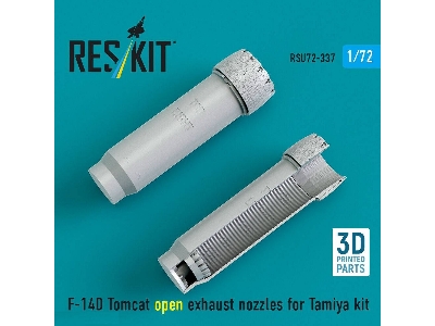 Grumman F-14 D Tomcat - Open Exhaust Nozzles (For Tamiya Kits / 3d-printed) - image 2