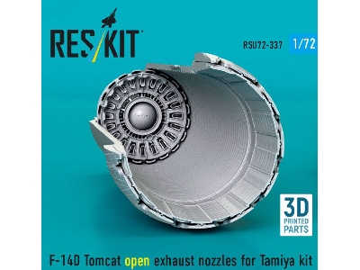 Grumman F-14 D Tomcat - Open Exhaust Nozzles (For Tamiya Kits / 3d-printed) - image 3