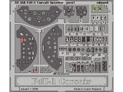 F4U-1 interior 1/32 - Trumpeter - image 2