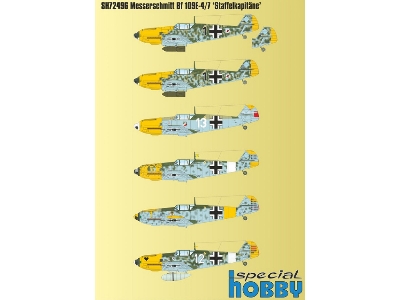 Messerschmitt Bf-109 E-4 / E-7 - Staffelkapitane - image 3