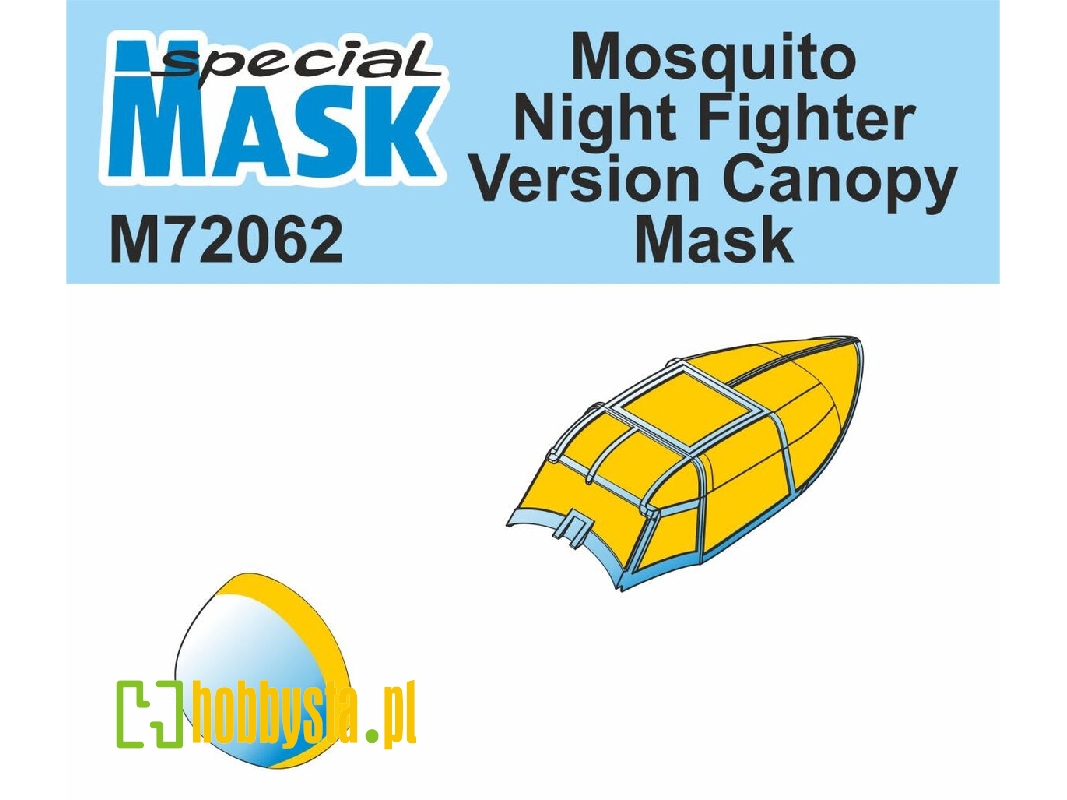 Mosquito Night Fighter Version Canopy Mask - image 1