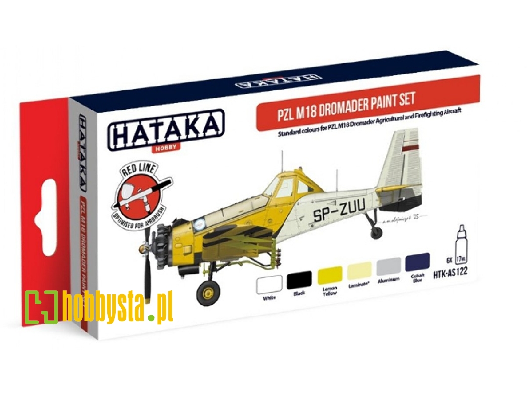 Htk-as122 Pzl M18 Dromader Paint Set - image 1