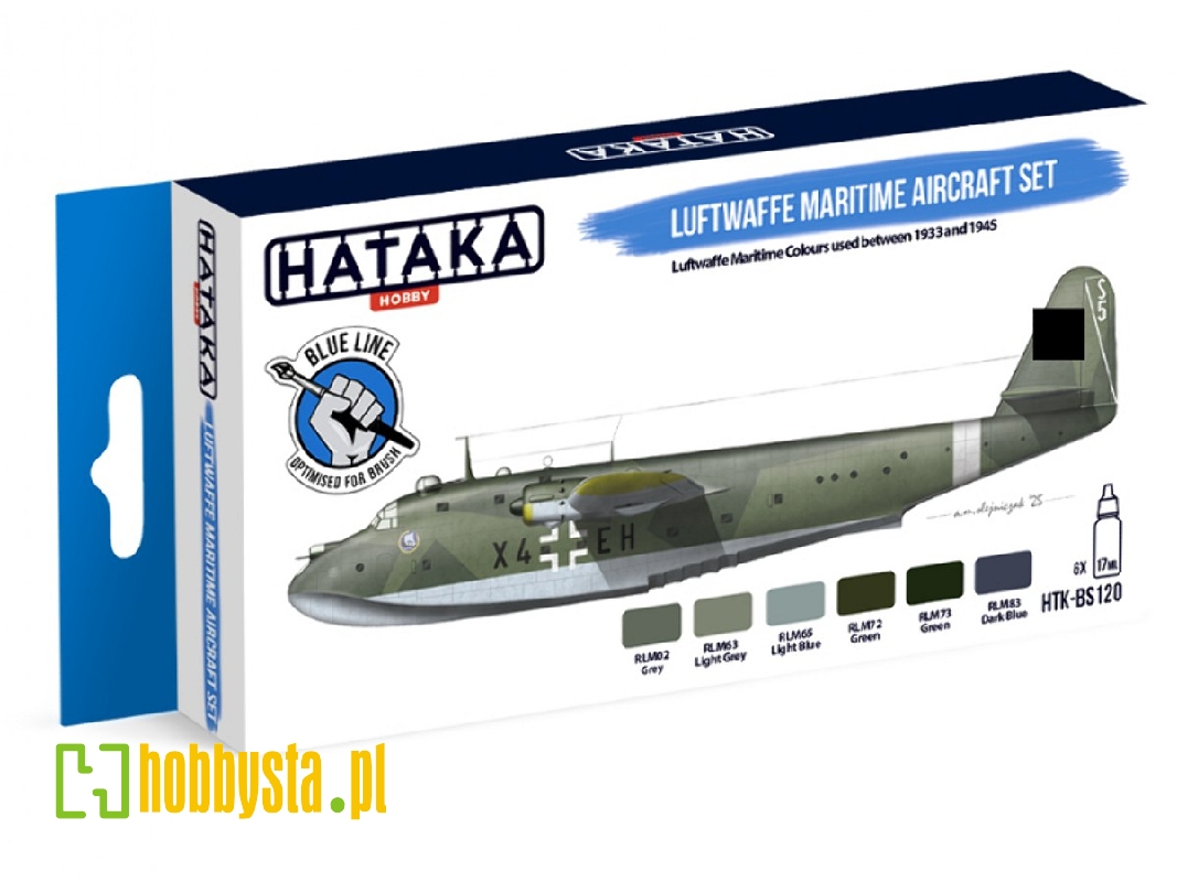 Htk-bs120 Luftwaffe Maritime Aircraft (1933-1945) Paint Set - image 1