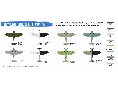Htk-bs121 Royal Air Force (1938-1941) Paint Set - image 3