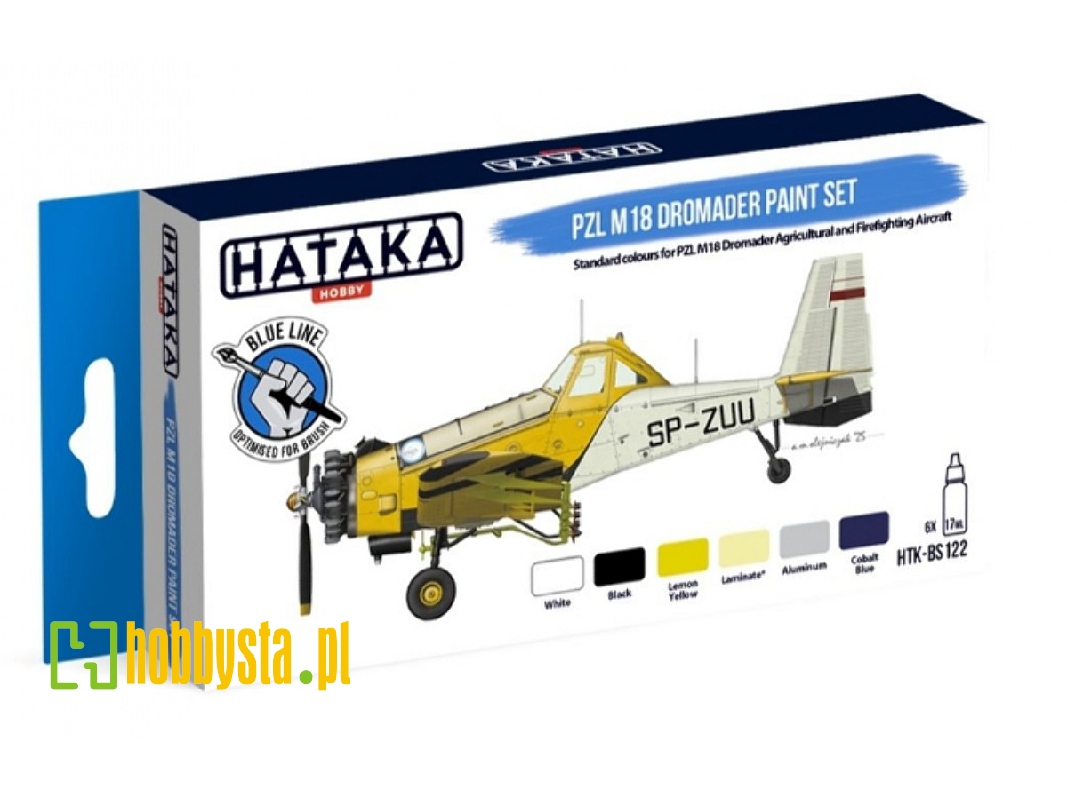 Htk-bs122 Pzl M18 Dromader Paint Set - image 1