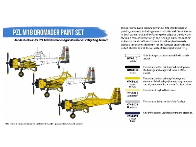 Htk-bs122 Pzl M18 Dromader Paint Set - image 2