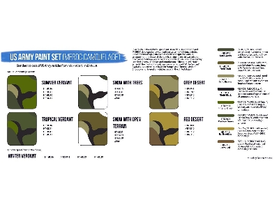 Htk-bs51 Us Army Paint Set (Merdc Camouflage) - image 3
