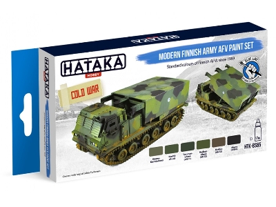 Htk-bs65 Modern Finnish Army Afv Paint Set - image 1