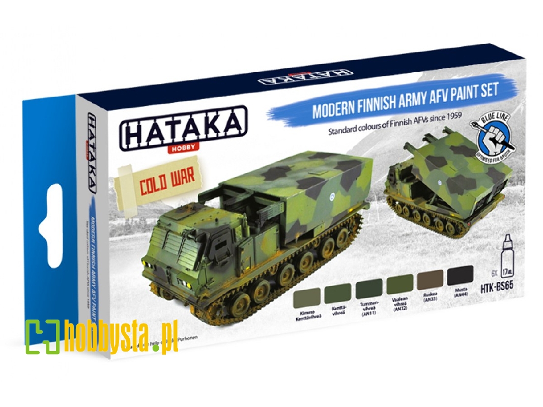 Htk-bs65 Modern Finnish Army Afv Paint Set - image 1