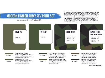 Htk-bs65 Modern Finnish Army Afv Paint Set - image 3