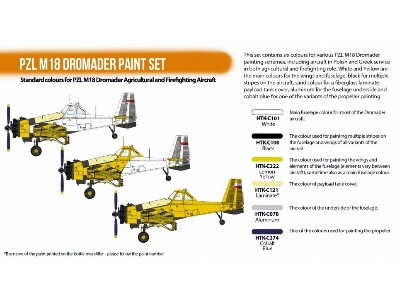Htk-cs122 Pzl M18 Dromader Paint Set - image 2