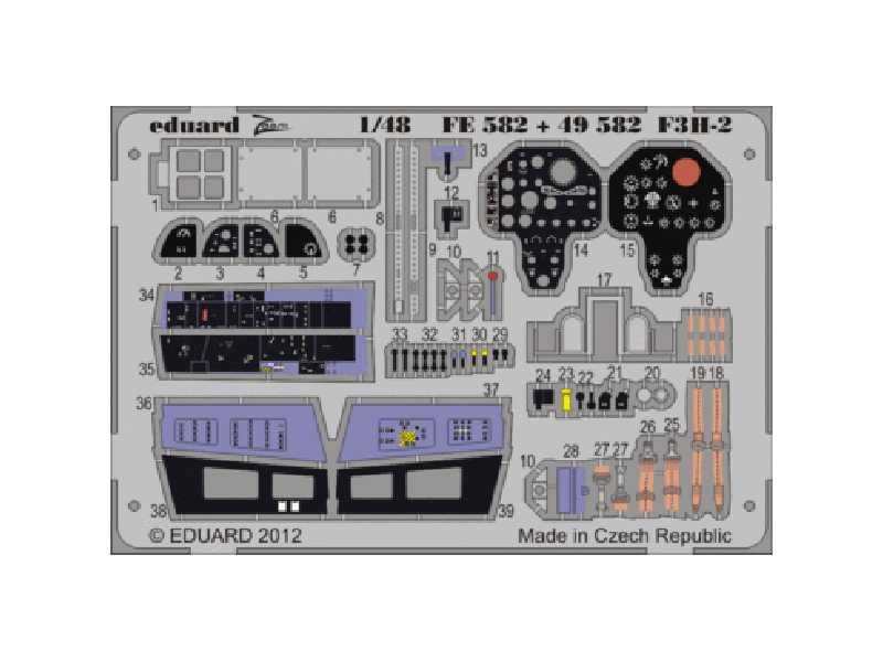 F3H-2 S. A. 1/48 - Hobby Boss - - image 1