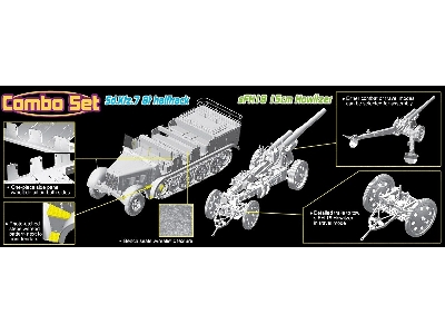 Sd.Kfz.7 8t Halftrack mit s.FH.18 15cm Howitzer (Combo Set) - image 2
