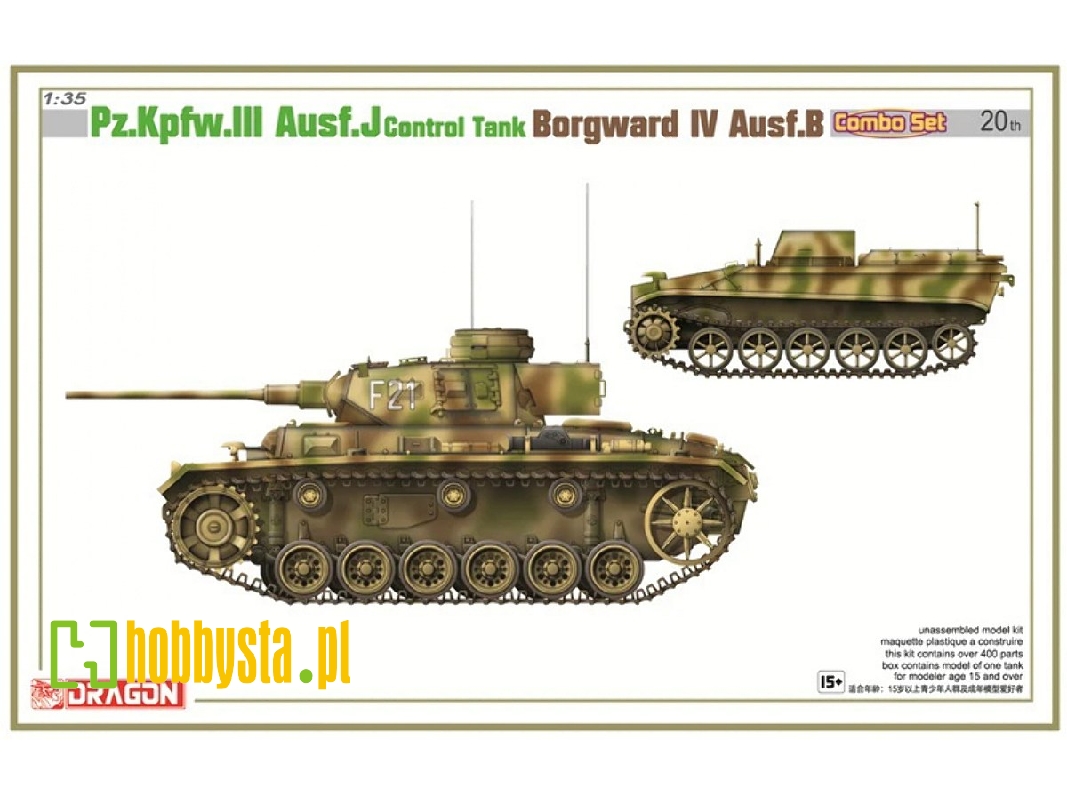 Pz.Kpfw.III Ausf.J Control Tank & Borgward IV Ausf.B - image 1