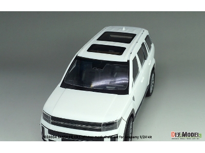 Hyundai Santa Fe Mx5 - Windows Mask Sheet / Logo Metal Sticker Set (For Academy Kits) - image 8