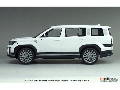 Hyundai Santa Fe Mx5 - Windows Mask Sheet / Logo Metal Sticker Set (For Academy Kits) - image 11