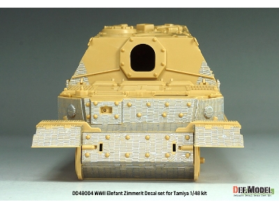 German Wwii Elefant - Zimmerit Coating Decal Set (For Tamiya Kits) - image 7
