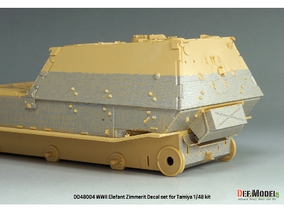 German Wwii Elefant - Zimmerit Coating Decal Set (For Tamiya Kits) - image 9