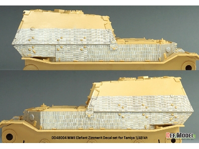 German Wwii Elefant - Zimmerit Coating Decal Set (For Tamiya Kits) - image 10