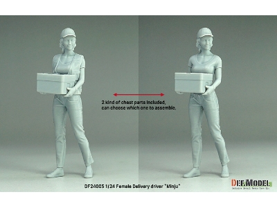 Modern Female Delivery Driver (1 Figure) - image 4