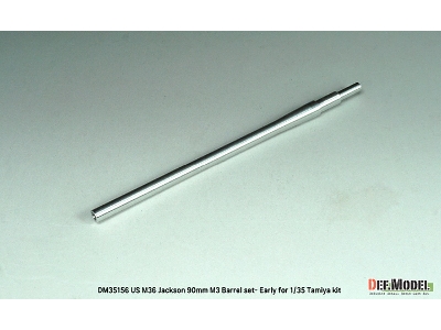 Us M36 Jackson - 90 Mm M3 Metal Barrel Set - Early (For Tamiya Kits) - image 4