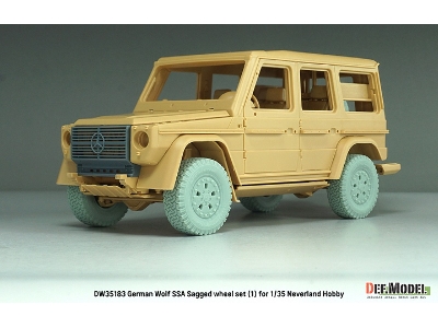 German Wolf Ssa - Sagged Wheel Set 2 (For Neverland Hobby Kits) - image 2