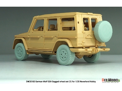 German Wolf Ssa - Sagged Wheel Set 2 (For Neverland Hobby Kits) - image 13