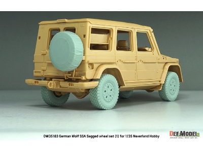 German Wolf Ssa - Sagged Wheel Set 2 (For Neverland Hobby Kits) - image 14