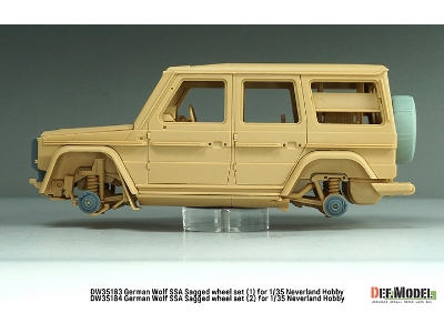 German Wolf Ssa - Sagged Wheel Set 2 (For Neverland Hobby Kits) - image 17