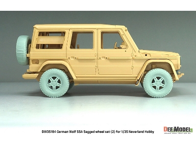 German Wolf Ssa - Sagged Wheel Set No.2 (For Neverland Hobby Kits) - image 4