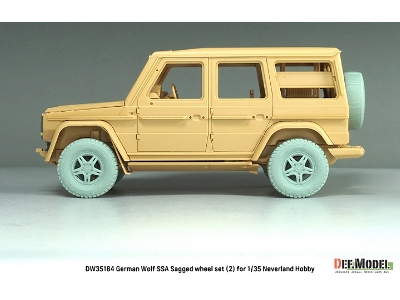 German Wolf Ssa - Sagged Wheel Set No.2 (For Neverland Hobby Kits) - image 5