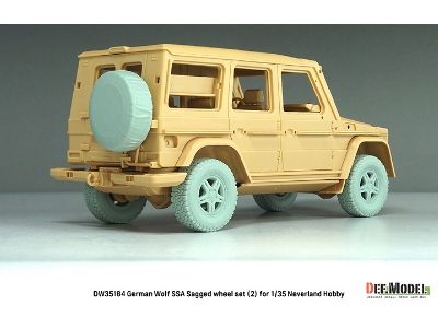 German Wolf Ssa - Sagged Wheel Set No.2 (For Neverland Hobby Kits) - image 6