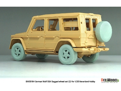 German Wolf Ssa - Sagged Wheel Set No.2 (For Neverland Hobby Kits) - image 7